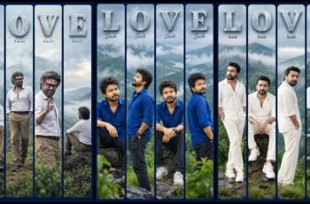 Boys Love Name Photo Poster Create ChatGPT AI Prompt – Romantic 3D Name Art